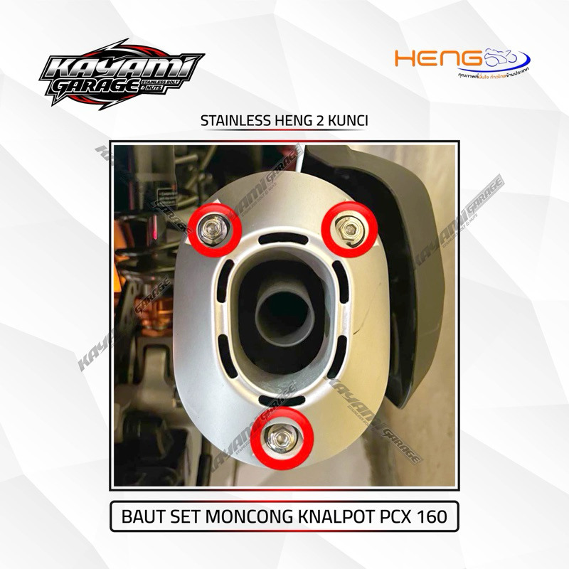 Baut Set moncong knalpot Pcx 160