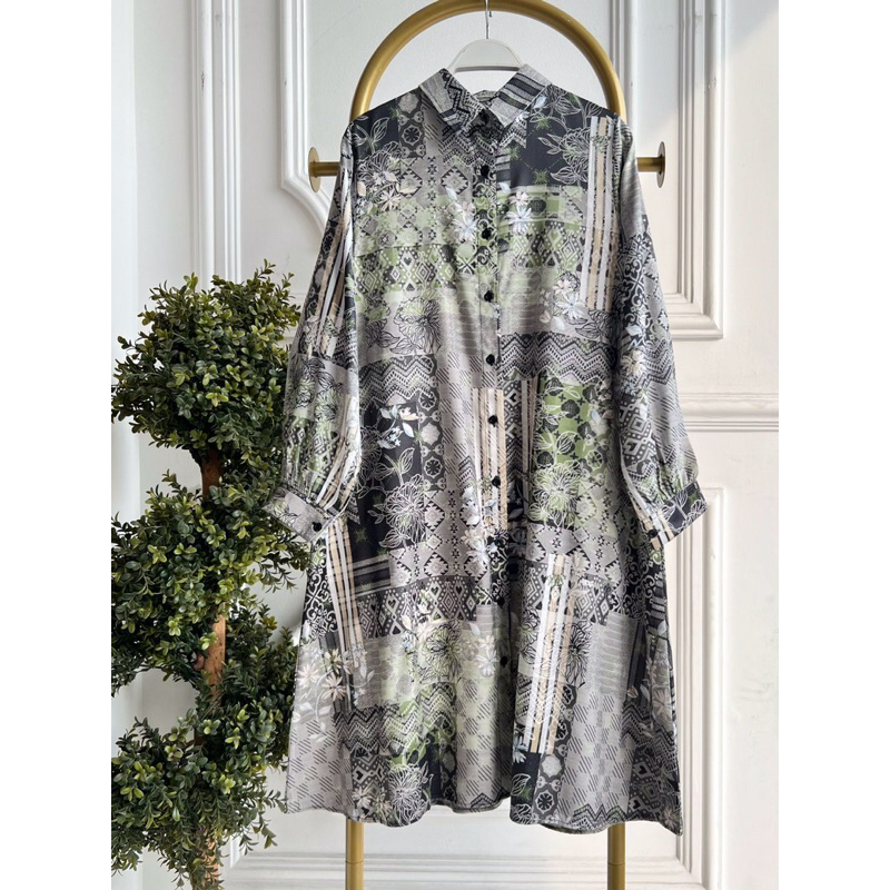 MIDI DRES TUNIK BUNGA KECIL BUSUI FRENLI BY BALILA