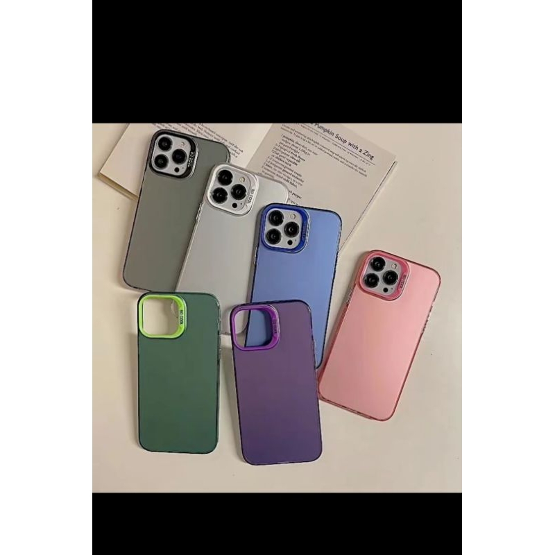 case realme not 50 silikon  hybrid IMD hologram macaron