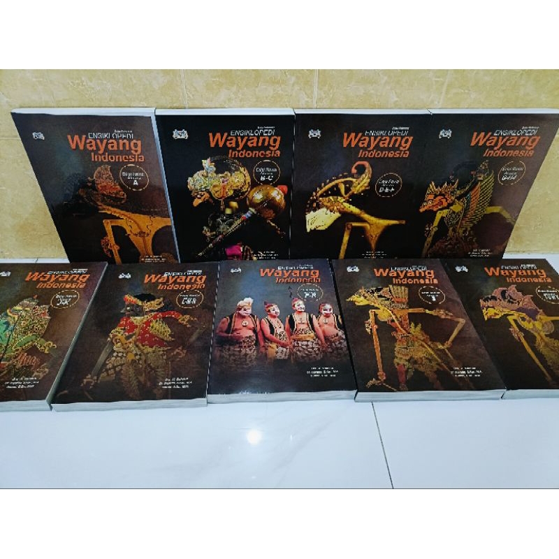 Buku original set lengkap 9 buku ensiklopedi wayang Indonesia
