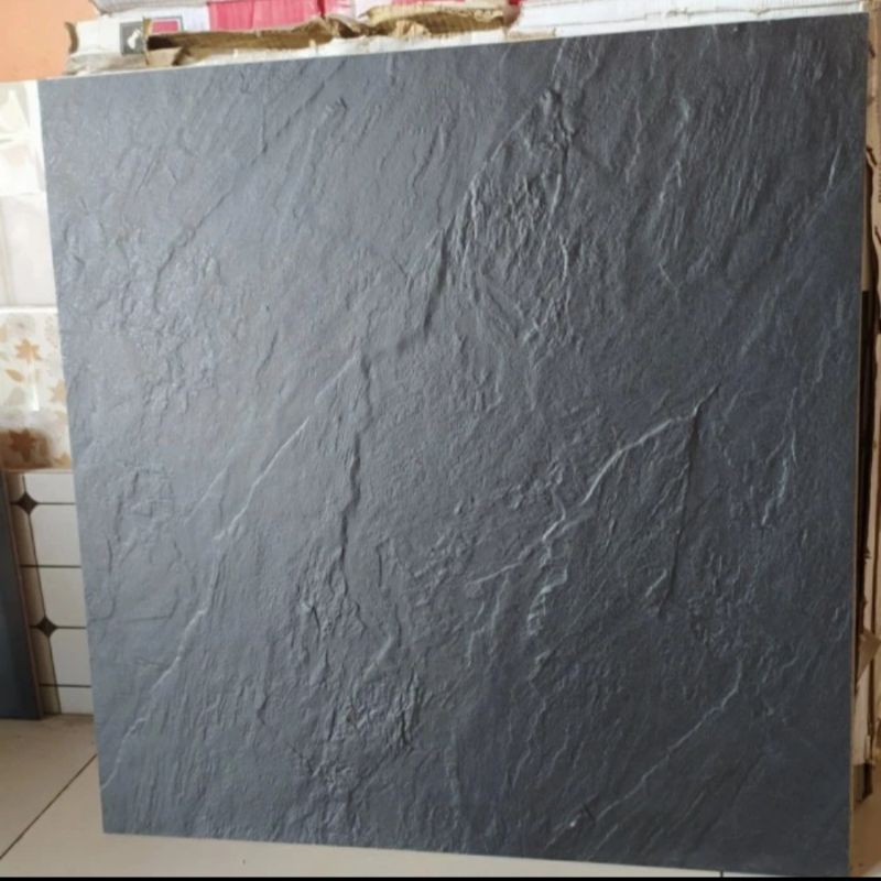 Granit lantai 60x60 Nero Santos indogres