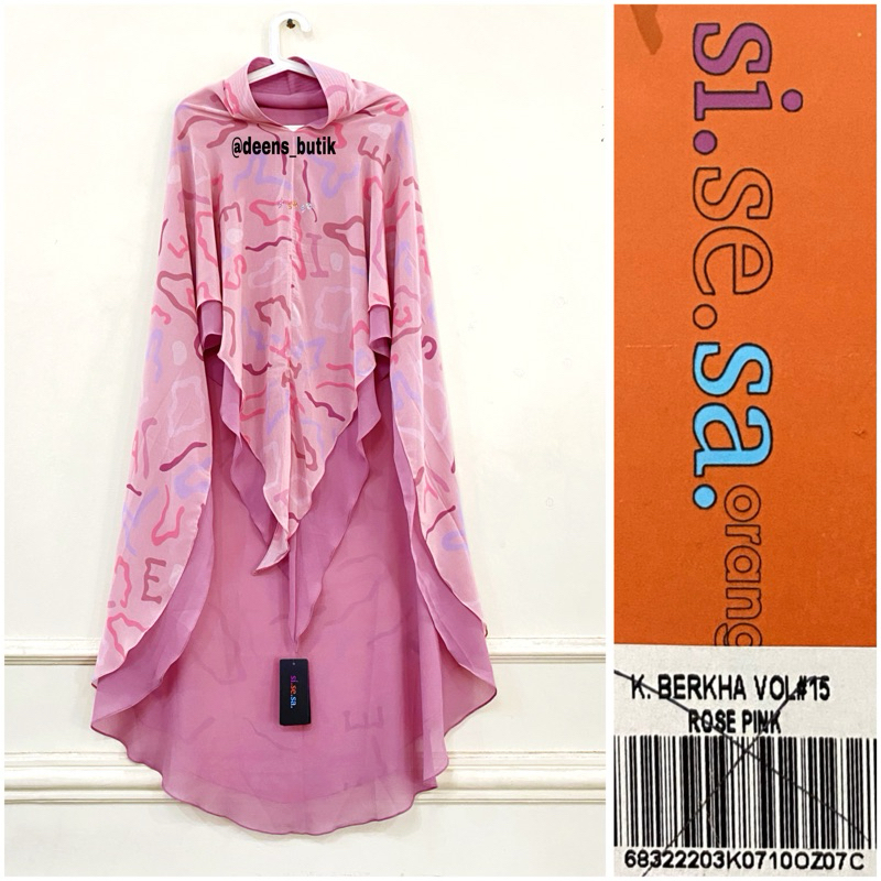 sisesa khimar pink berkha