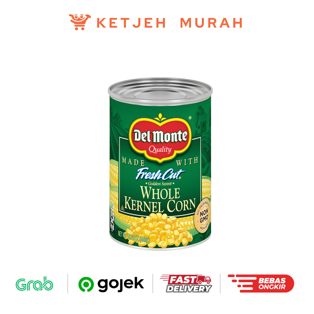 

Delmonte Whole Kernel Corn / Jagung Kaleng 425 Gram