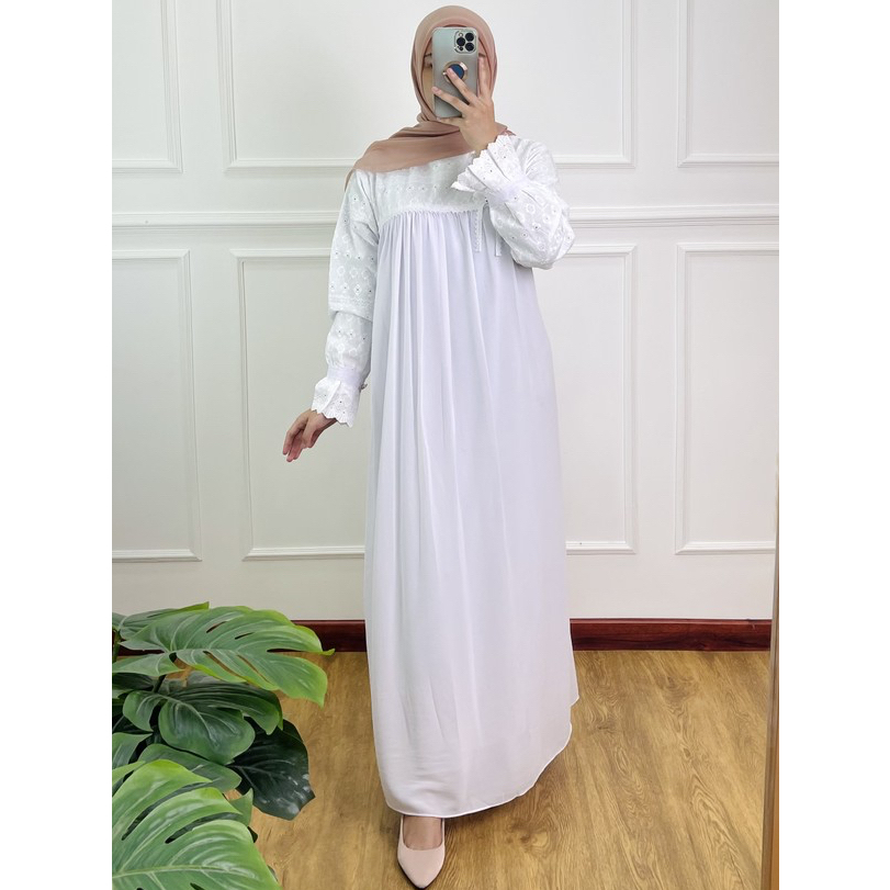 Gamis ceruti bordir