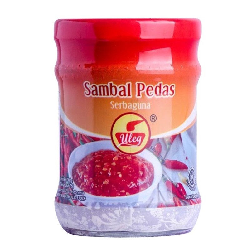 

Sambal ULEG Pedas Serbaguna Jar 190gr exp 01-2025