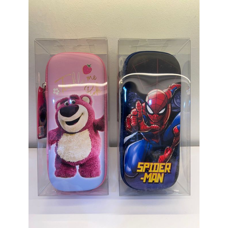 

[DISNEY] Pencil Case Kotak Pensil EVA Lotso Spiderman Series With Box