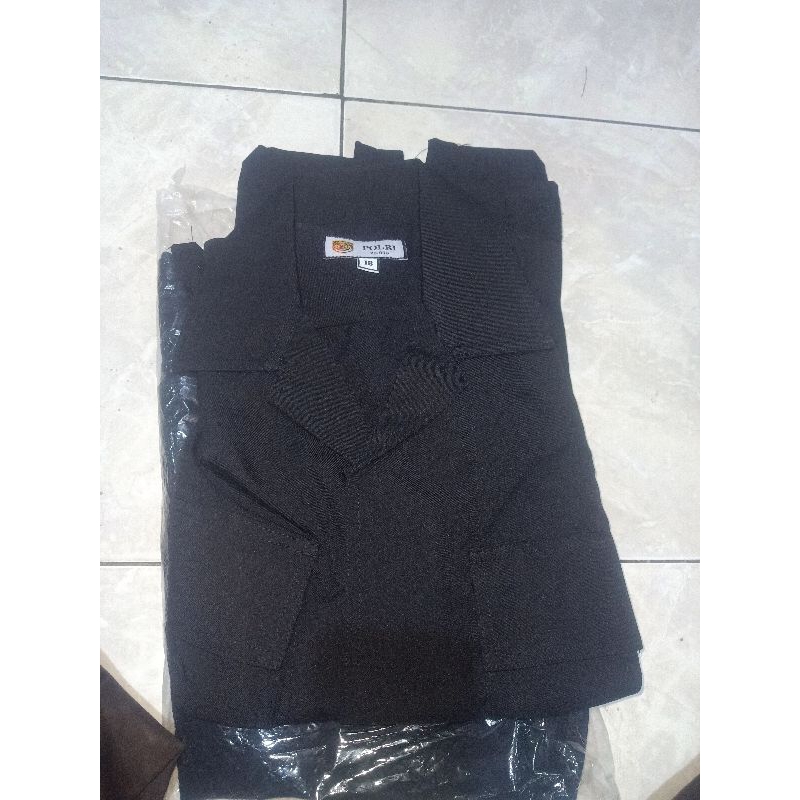 Baju PDL hitam jatah brimob