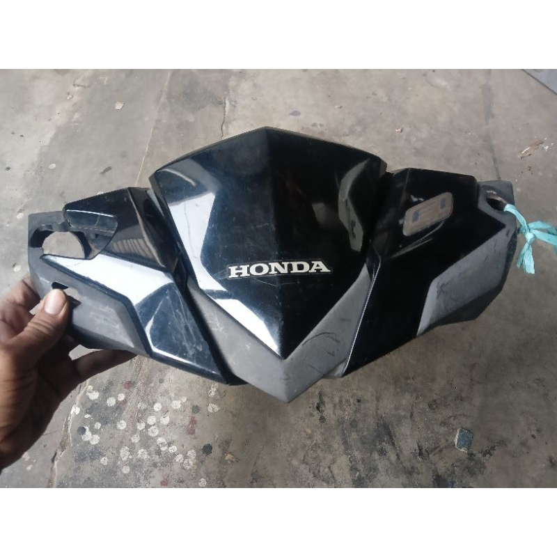 Cover Batok Kepala Visor Depan Belakang Honda New Vario 125 Led Non Iss Old 2015 2016 2017 2018 Asli