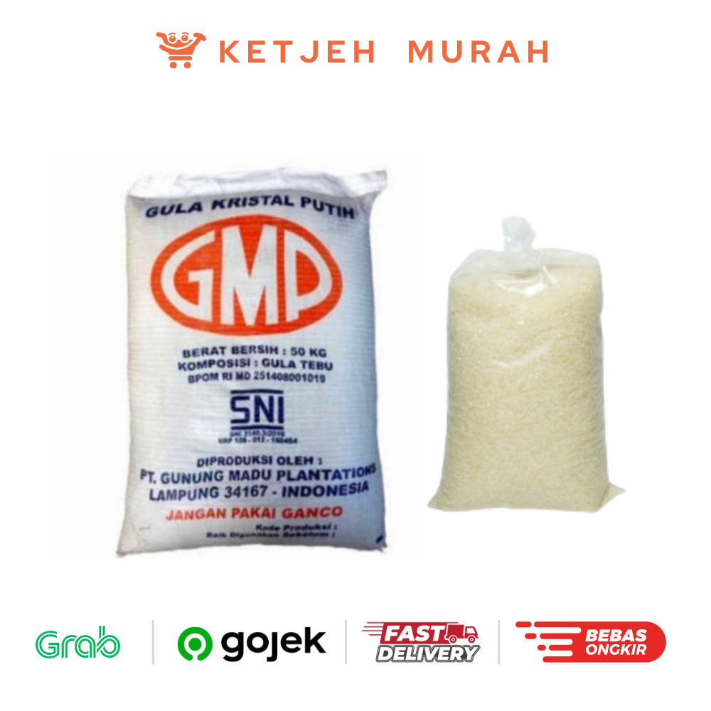 

Gula Pasir Kristal Putih GMP Repack 1 KG