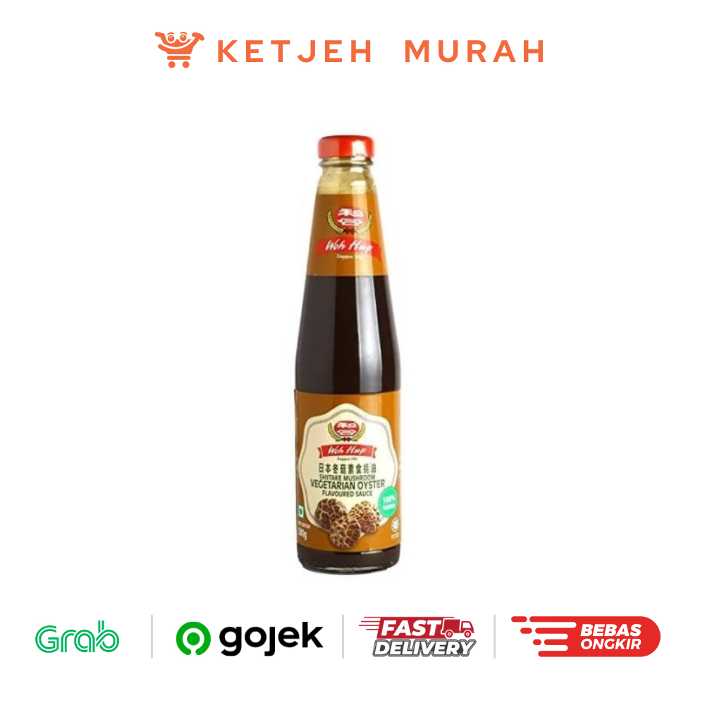 

Woh Hup Vegetarian Oyster Shiitake Mushroom Flavoured Sauce / Saus Bumbu Rasa Jamur Shitake 500 Gram