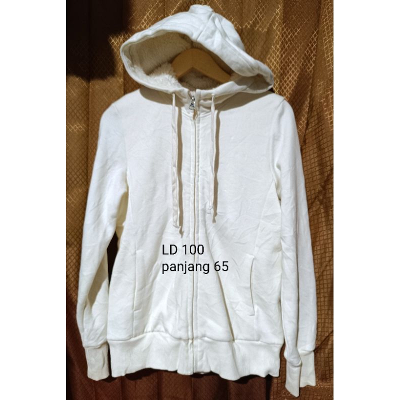 jaket uniqlo sherpa jaket uniqlo original jaket uniqlo cream jaket hoodie zipper uniqlo jaket uniqlo