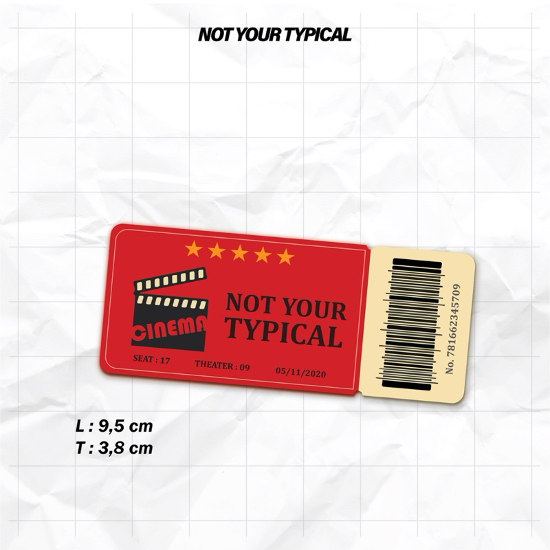 

NYT Sticker “ Not Your Typical Cinema” Original