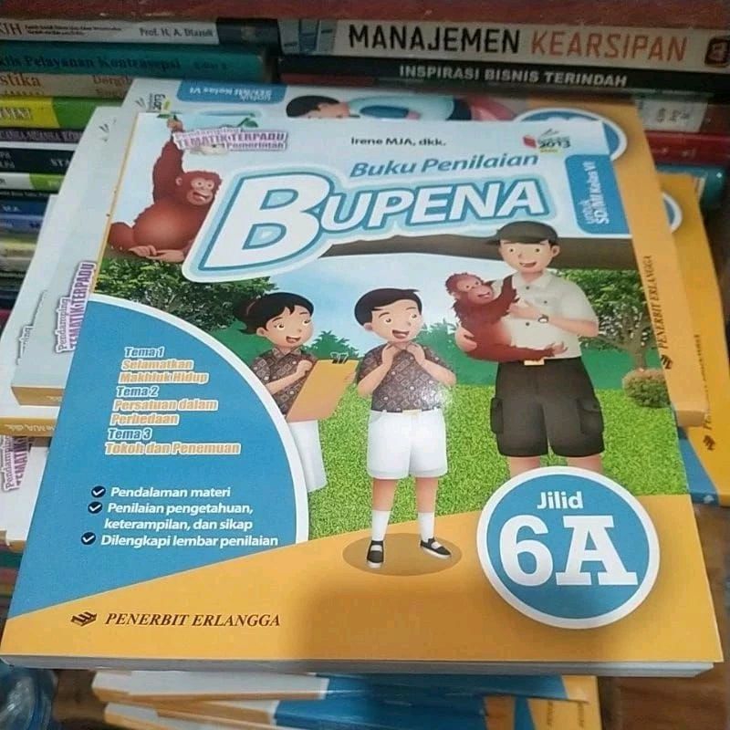BUKU BEKAS BUPENA UNTUK SD /MI KELAS VI JILID 6A ERLANGGA