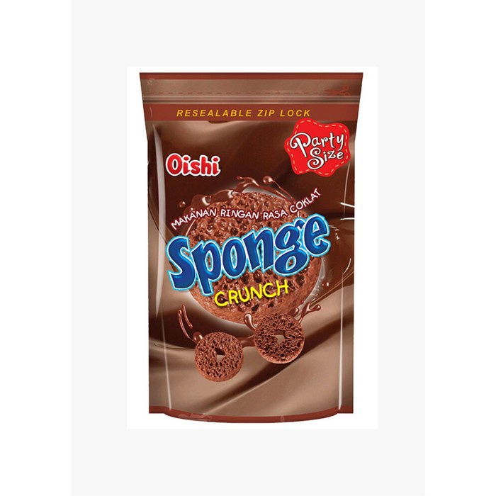 

PROMO TERMURAH Oishi Sponge Crunch Coklat 1gr