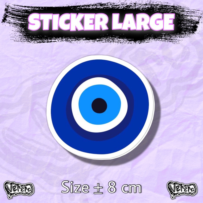 

Sticker Blue Eye Large Laptop Helm Tumbler Vinyl Waterproof