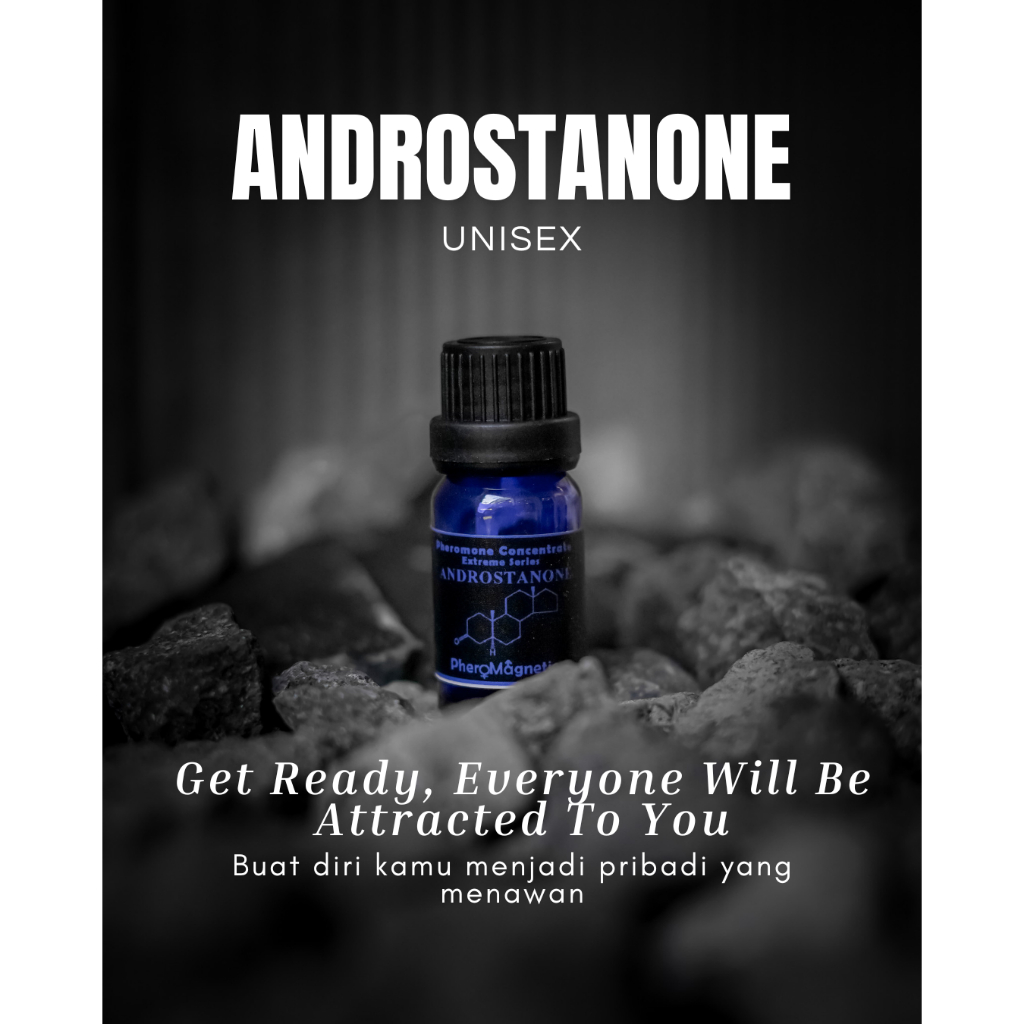 ANDROSTANONE - OIL PHEROMONE CONCENTRATE BY PHEROMAGNETIC PARFUM PEMIKAT PELET PRIA WANITA TAHAN LAM