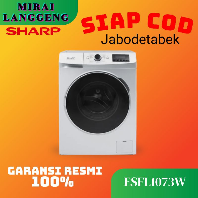 SHARP MESIN CUCI FRONT LOADING WASHER
ESFL1073W