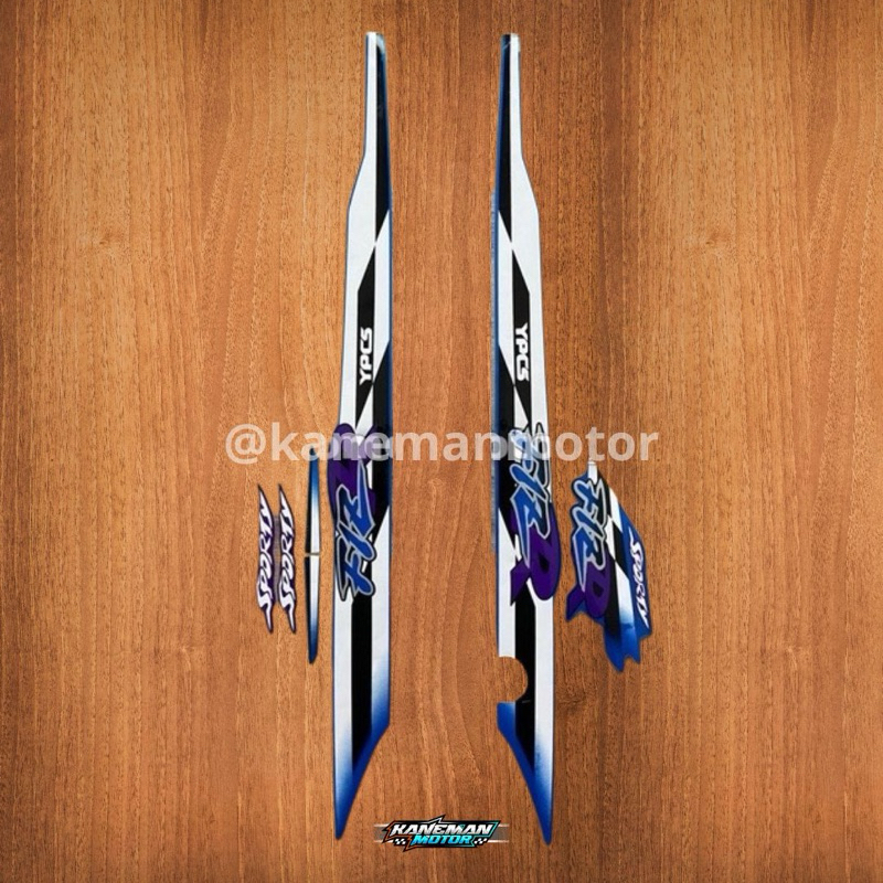 Striping polet body motor fizr fiz r th. 1997 lis les list yamaha FIZ F1Z R FIZR 1997 Biru Tua