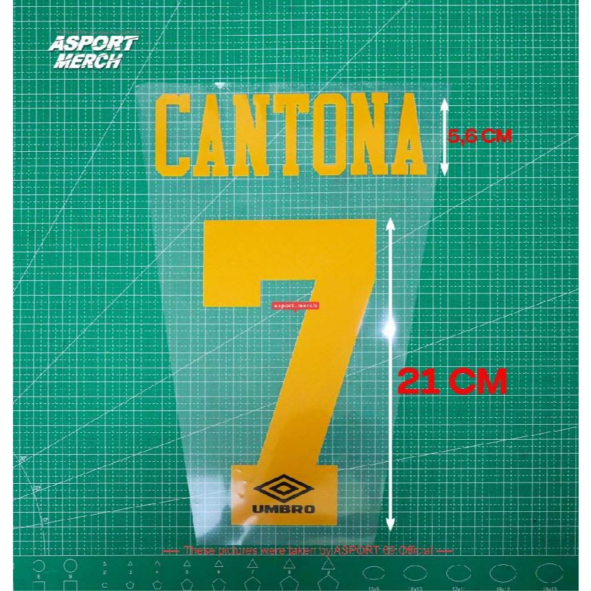 NAMESET CANTONA MAN UNITED AWAY 1993 1994 1995 MU KUNGFU NAMESET JERSEY MU AWAY 93 94 95