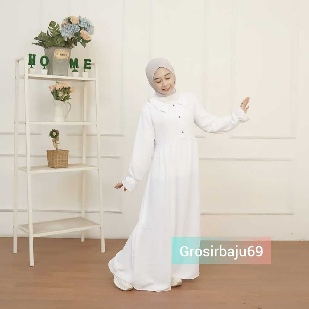 DRESS MUSLIM REMAJA CRINKLE AIRFLOW PREMIUM GAMIS ANAK 11 -13 TAHUN/ALIKA DRESS KIDS/BAJU MUSLIM ANA