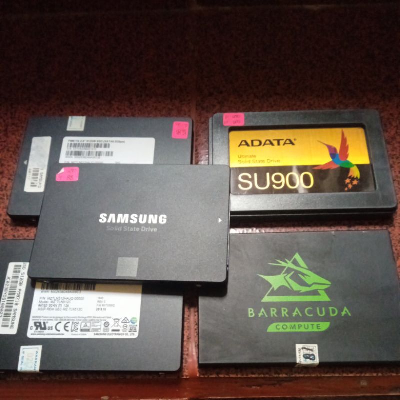 SSD 500 GB / SSD 512 GB / SSD SAMSUNG / SSD ADATA SU900 /SSD BARRACUDA by seagate