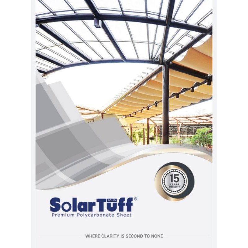 Atap Solarflat 1.2mm Solartuff solid Jne