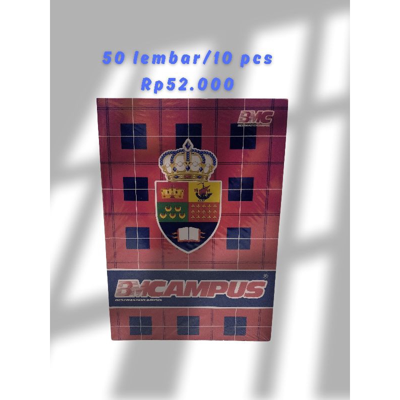 

[10 pcs] Buku tulis BMCampus 50 lembar TERMURAH