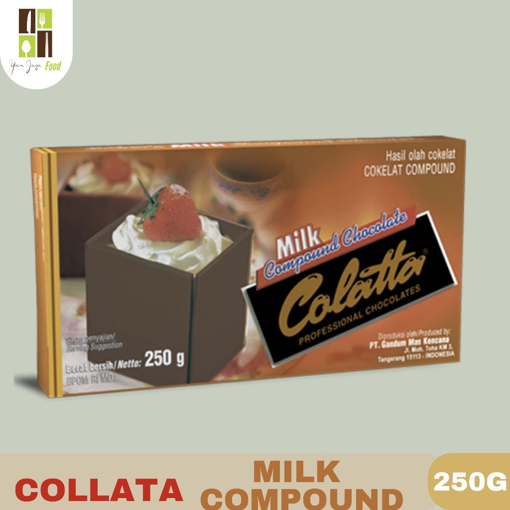 

Collata Compound Milk / Dark / white Kemasan 250gr