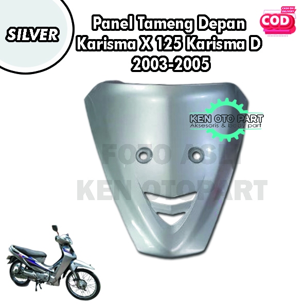 Cover Dasi Panel Tameng Depan Karisma X 125 Karisma D Silver