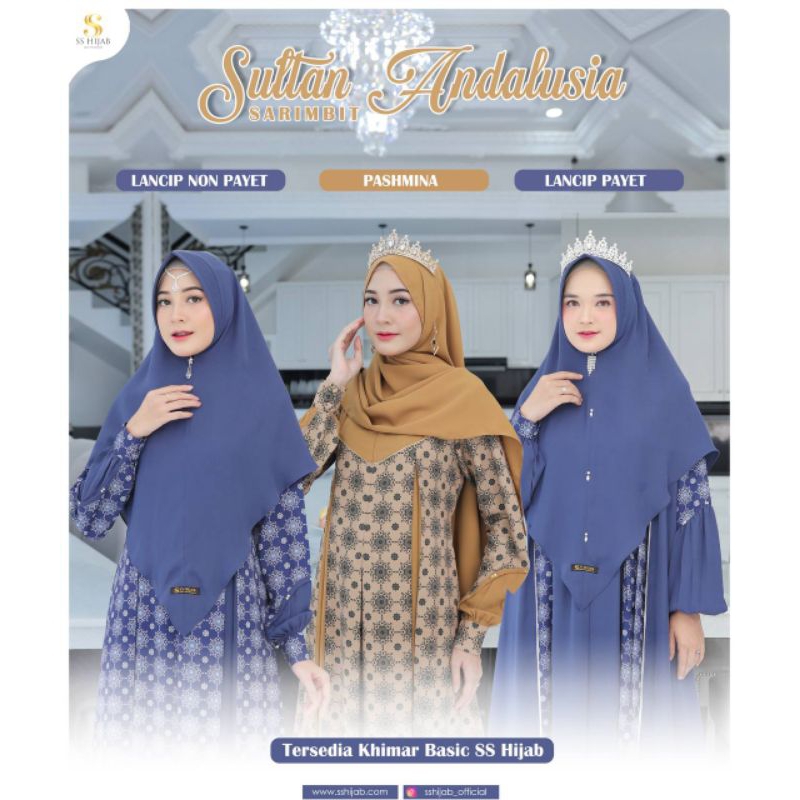 Sultan hijab pashmina & khimar non payet only ( SS hijab )