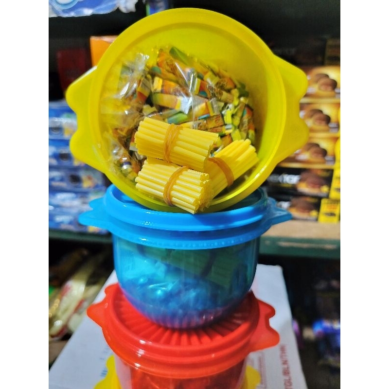 Balon Tiup Pipet Jadul Toples ( Isi 200 Pcs )