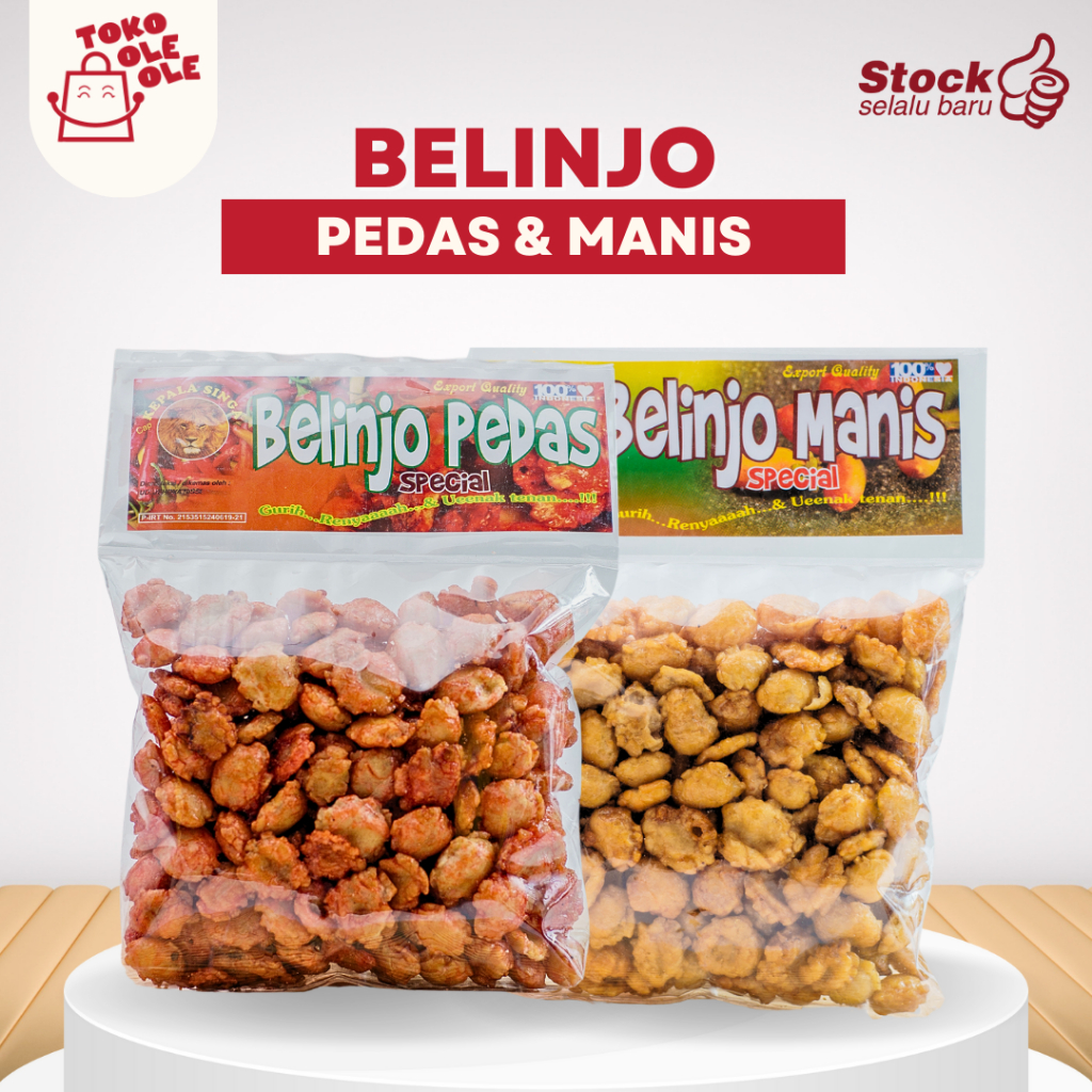 

Belinjo Pedas/Manis Special Cap Kepala Singa Cocok untuk Makan Santai 250 gr