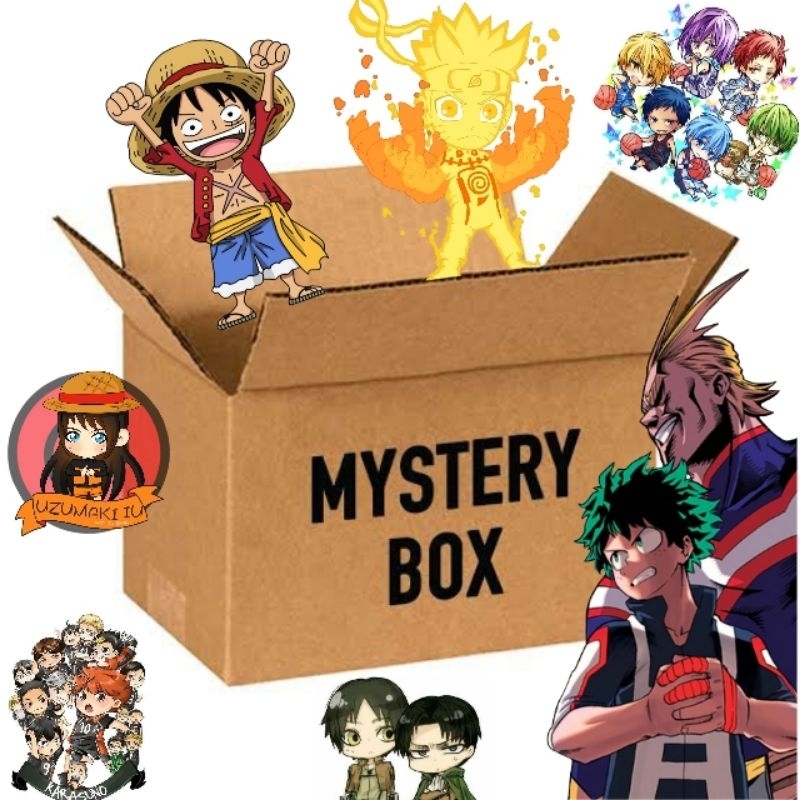 mystery box figure/gantungan kunci figure anime (gacha/random)