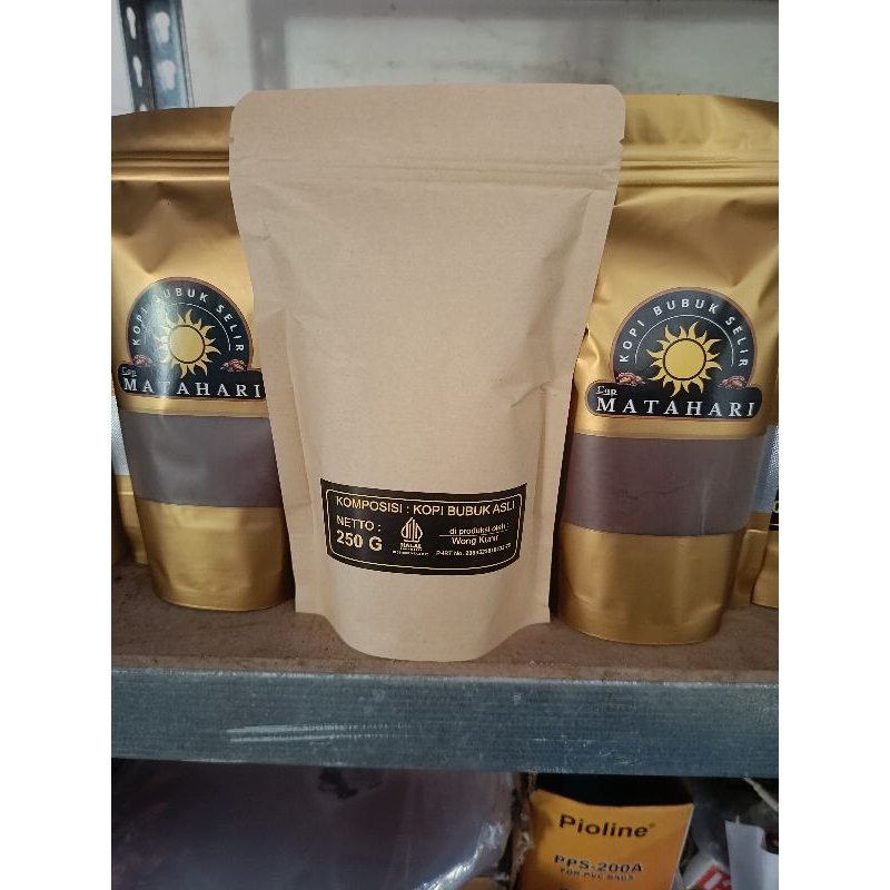 

kopi selir cap MATAHARI kemasan 250g produksi sendiri(bisa grosiran)