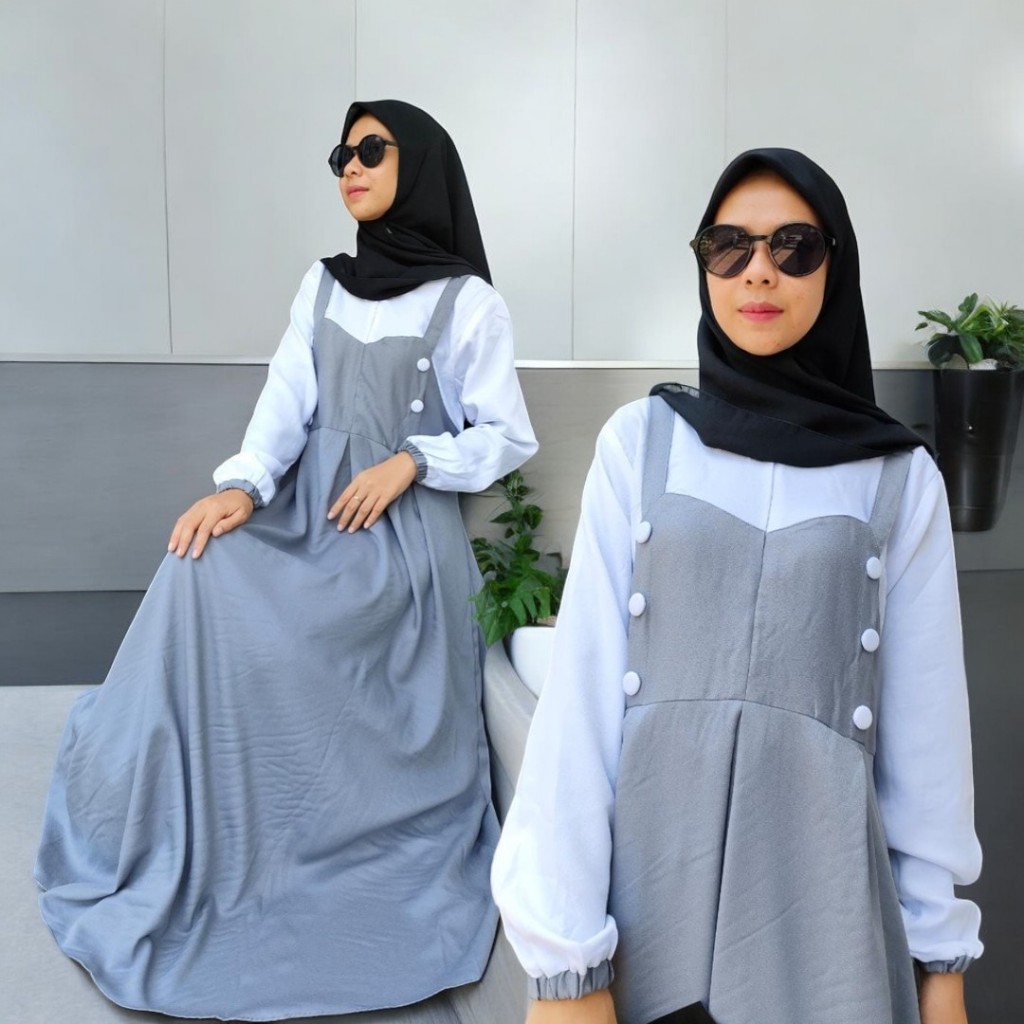 Gamis Elma Overall Ity Crepe / Gamis Ity Crepe Premium