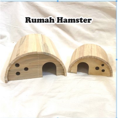kandang hamster rumah hamster wooden house jumbo