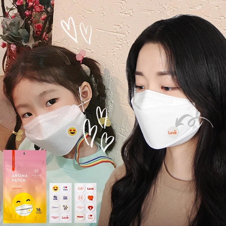 Stiker Masker Korean Aroma Patch Hanna Glow Stiker Lucu