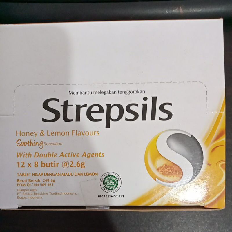 

Strepsils Honey dan lemon flavour