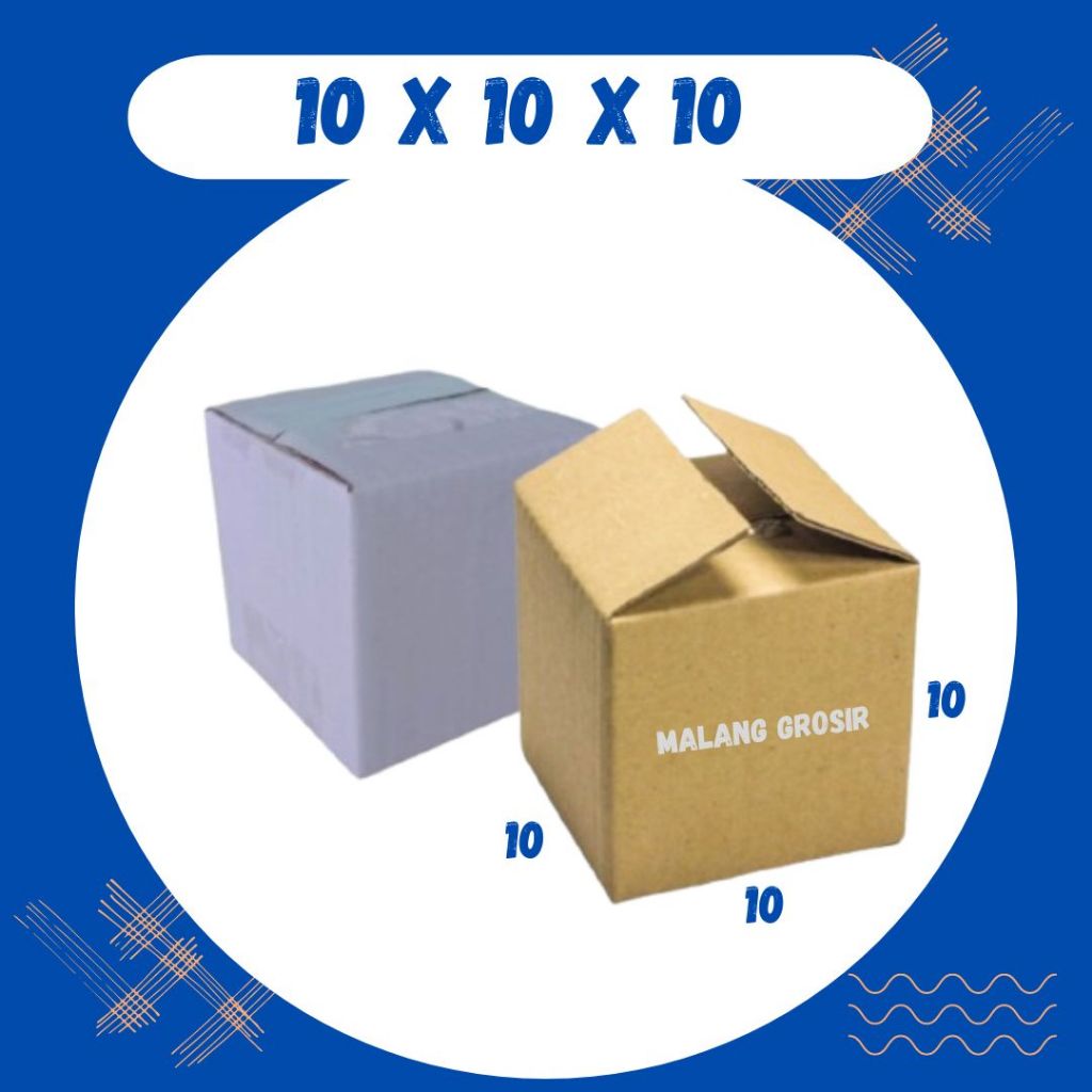 

Karton 10x10x10 Kardus A1 Packing Dus Kotak Kemasan Box Aksesoris Souvenir Sparepart Obat Madu