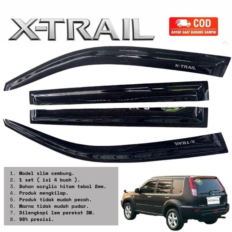 talang air mobil Nissan X-Trail tahun 2002-2008/X-Trail lama