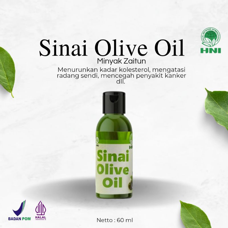 

Sinai Olive Oil HNI - Minyak Zaitun Sinai Olive Oil Virgin 100 % Original