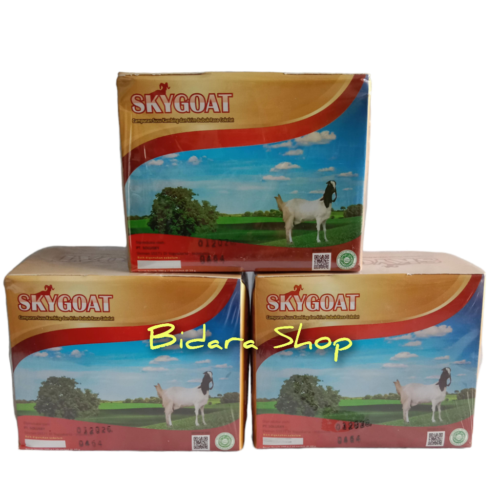 

SKYGOAT SUSU BUBUK RASA COKELAT isi 10 sachet