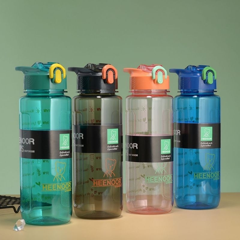 botol minum transparan 1200 ml botol heenoor premium