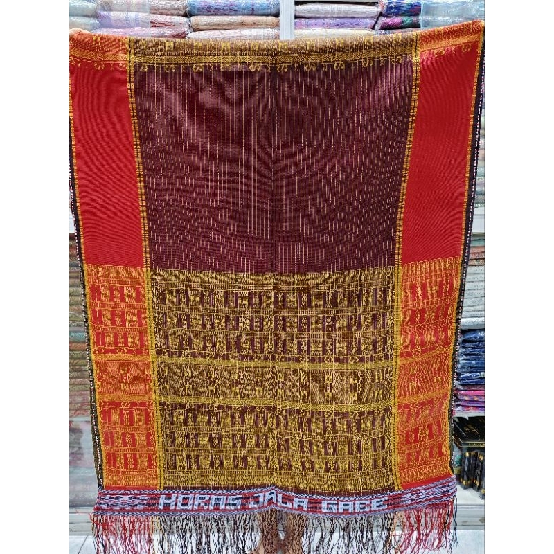 Ulos Ragi Hotang Sirat Polos / Tenun Tangan Asli by Pargindot