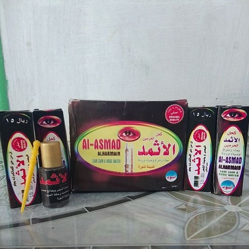 Celak Arab Madinah Itsmid Asmad Hitam/ Ismid Zam zam dan Rose Water Original Saudi