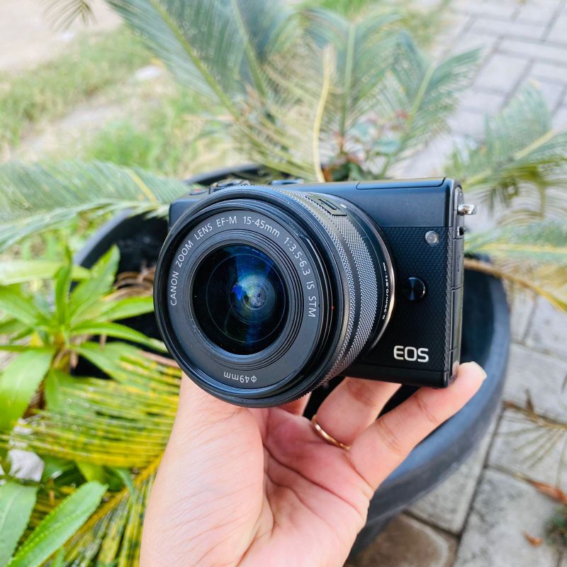 Canon m100 kit Second Siap Pakai Garansi