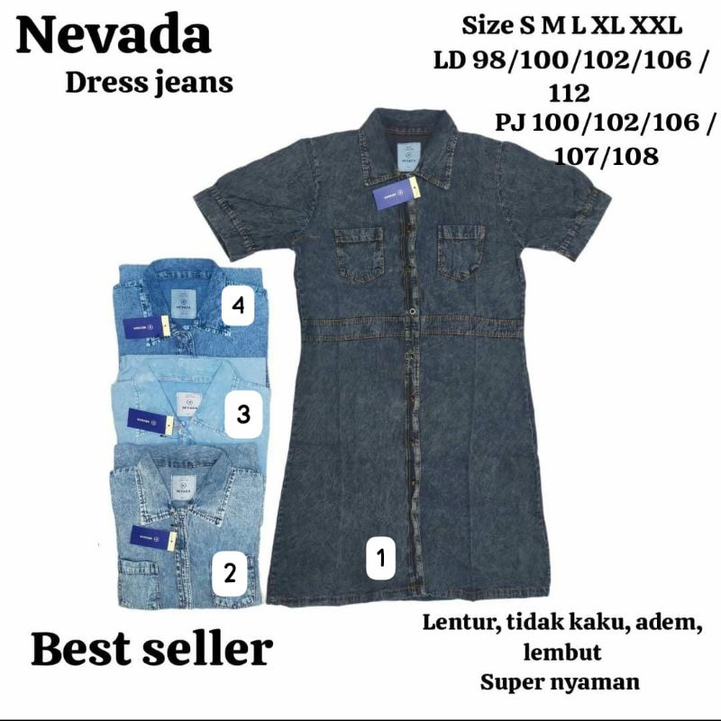 Dress Jeans Wanita Dewasa Original Brand Nevada