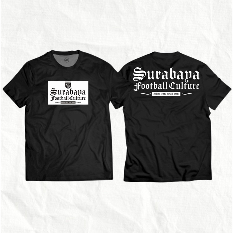 Kaos Motif Surabaya Culture Football Salam Satu Nyali Desain Simpel By Sun Distro AB3