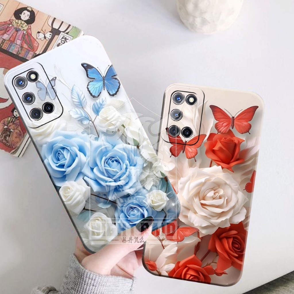 Softcase Oppo A52/A72/A92 Motif Nice Flower - Case Bunga Cantik - Case Lucu - Case Terbaru - Case Ke