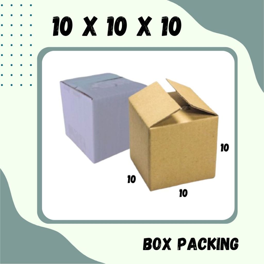 

Kardus 10x10x10 A1 Box Dus Packing Kotak Kemasan Karton Souvenir Hampers Sparepart Minyak Wangi Kosmetik